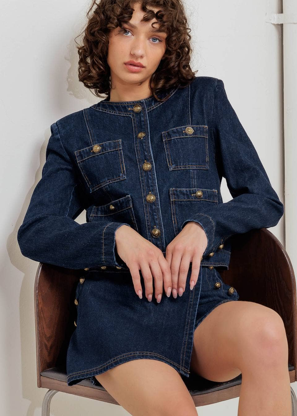 Washed Denim Jacket - Chatsworth Boutique