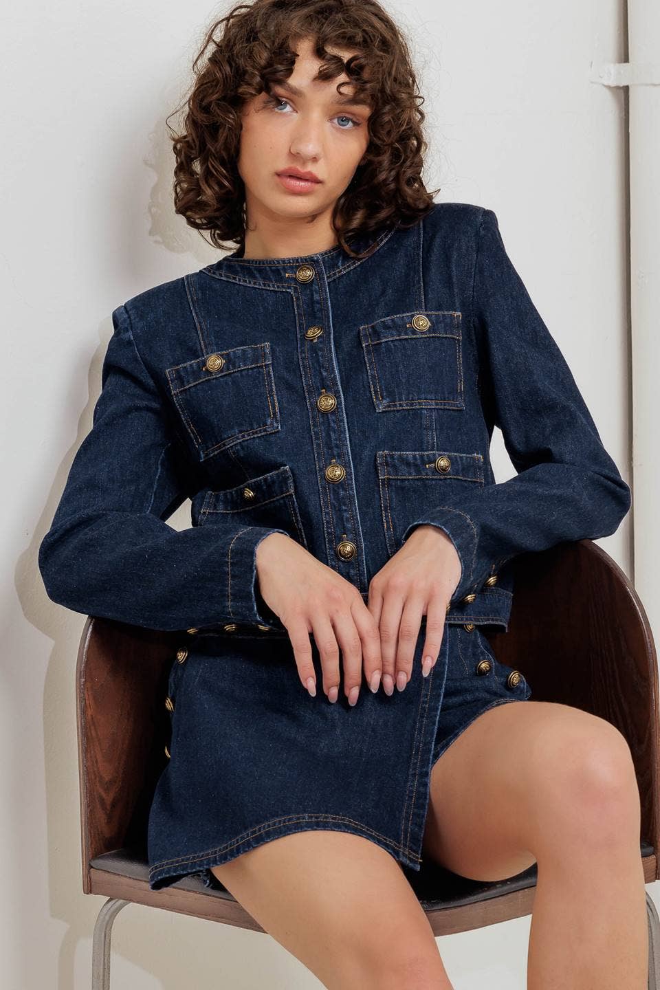 Washed Denim Jacket - Chatsworth Boutique