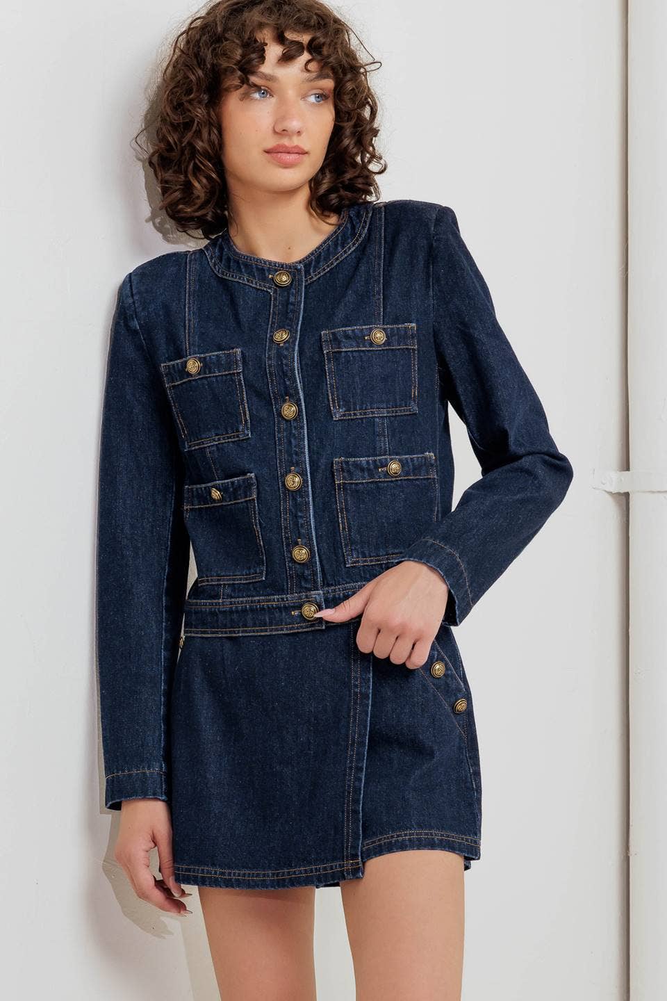 Washed Denim Jacket - Chatsworth Boutique