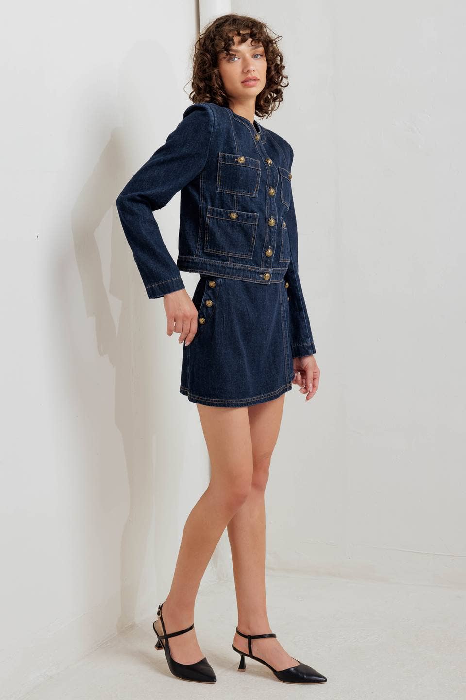 Washed Denim Jacket - Chatsworth Boutique
