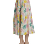 Watercolor Pleated Skirt - Chatsworth Boutique