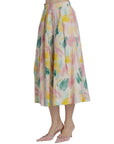 Watercolor Pleated Skirt - Chatsworth Boutique