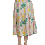 Watercolor Pleated Skirt - Chatsworth Boutique