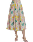 Watercolor Pleated Skirt - Chatsworth Boutique