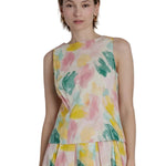 Watercolor Sleeveless Top - Chatsworth Boutique