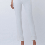 White Crop Slim Straight - Chatsworth Boutique