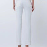 White Crop Slim Straight - Chatsworth Boutique