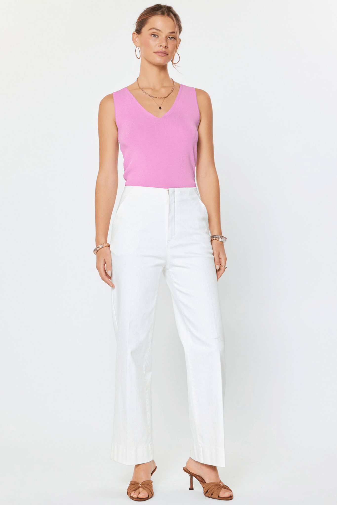 White Denim Pant - Chatsworth Boutique