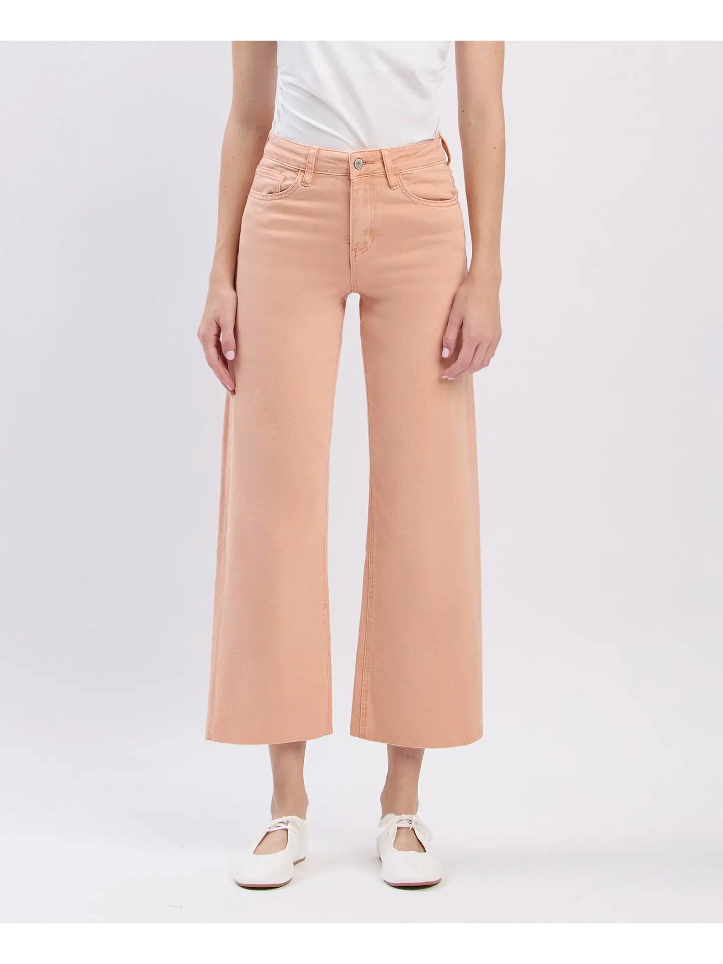 Wide Leg Crop Soft Sand - Chatsworth Boutique