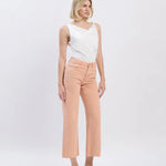 Wide Leg Crop Soft Sand - Chatsworth Boutique