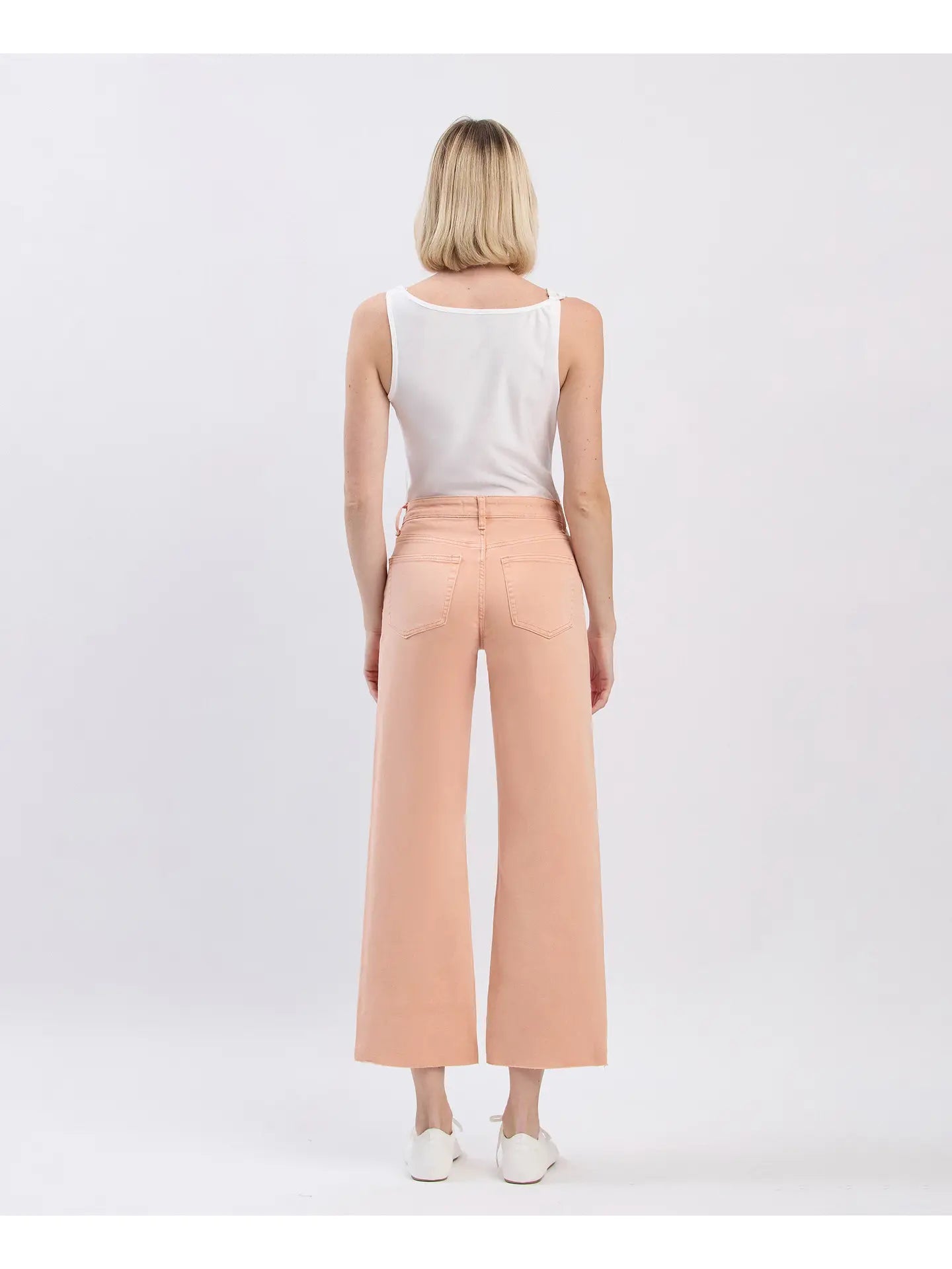 Wide Leg Crop Soft Sand - Chatsworth Boutique