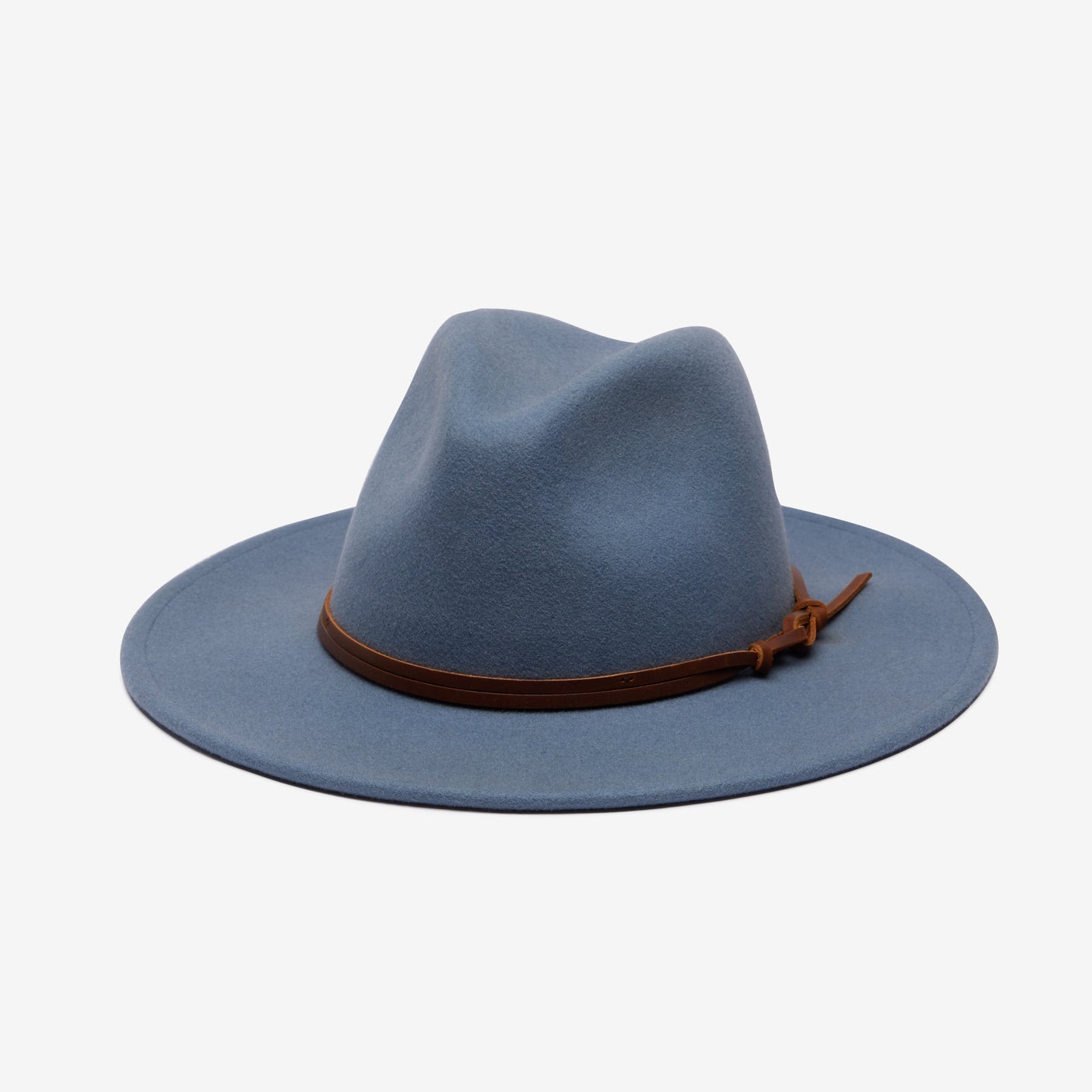 Billie Hat in Denim Blue by Wyeth, wool felt fedora - Chatsworth Boutique, Fairhope Alabama