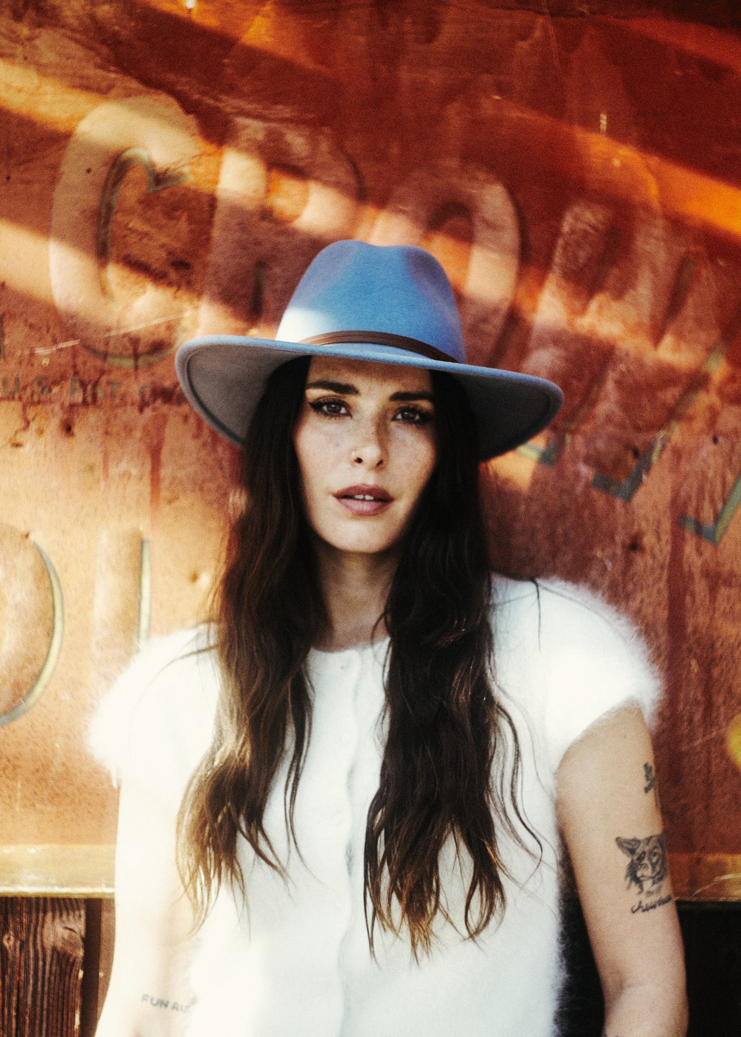 Billie Hat in Denim Blue by Wyeth, view 2