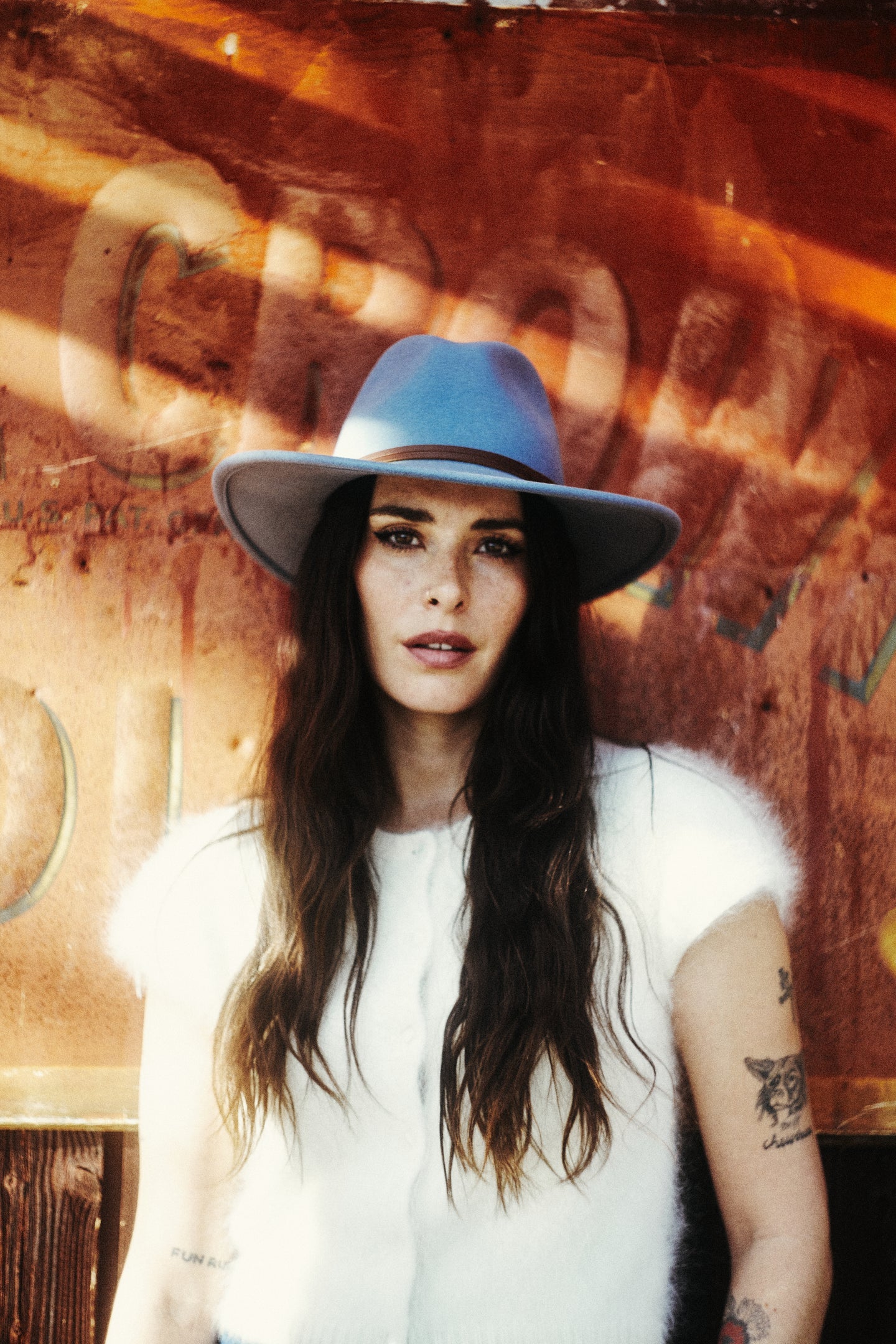 Billie Hat in Denim Blue by Wyeth, view 2