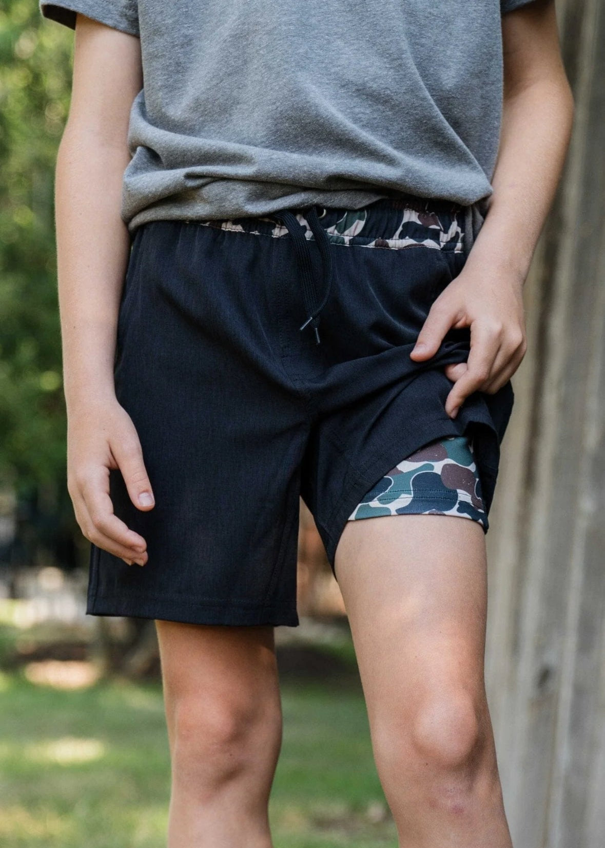 Youth Athletic Short Black - Chatsworth Boutique