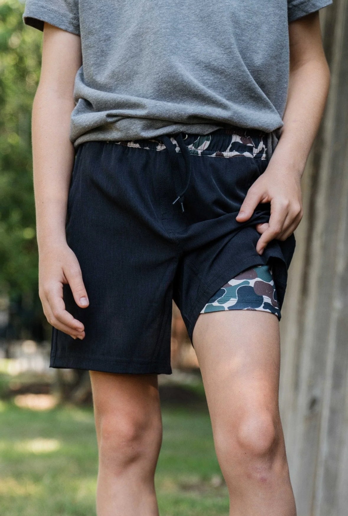 Youth Athletic Short Black - Chatsworth Boutique