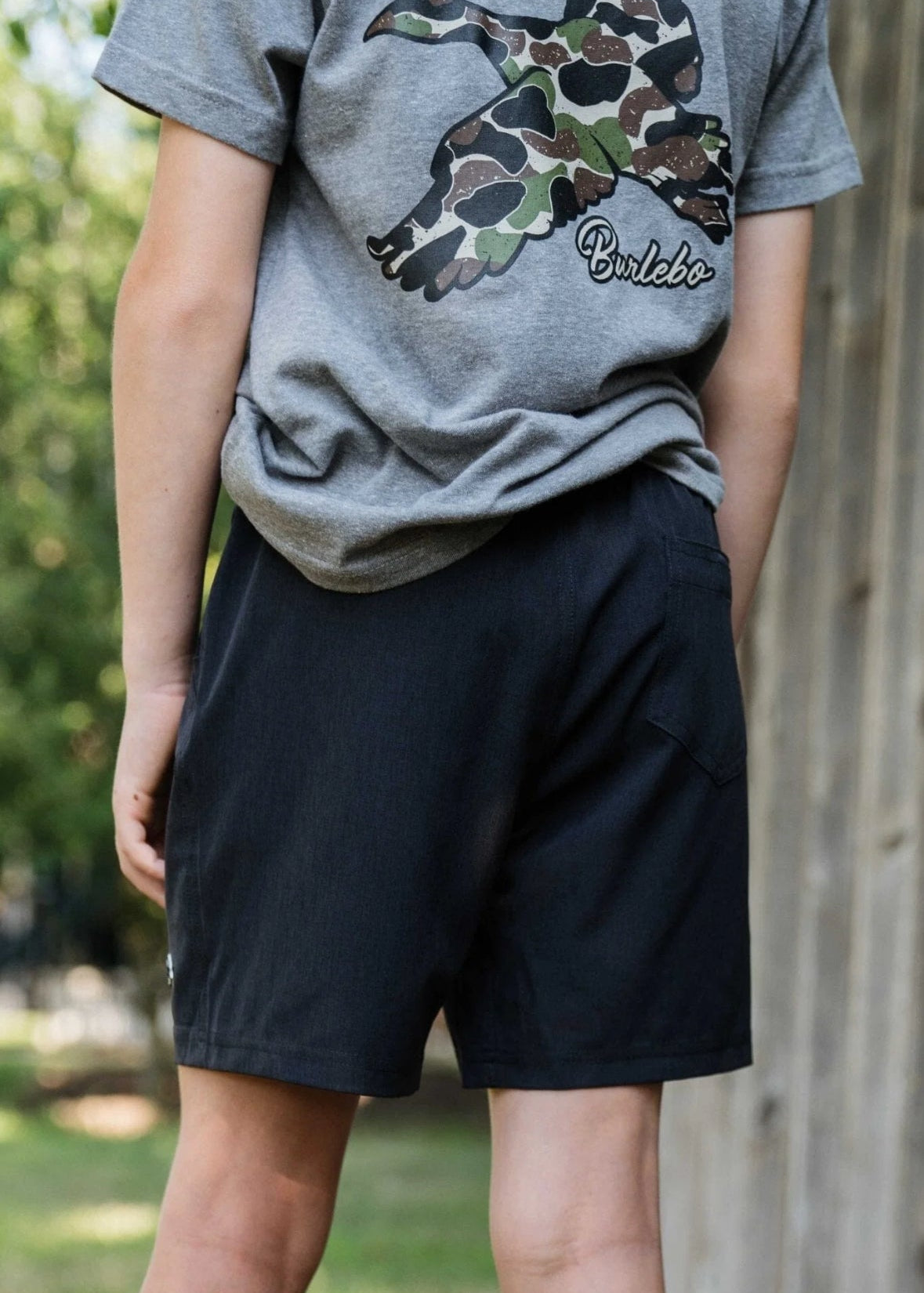 Youth Athletic Short Black - Chatsworth Boutique