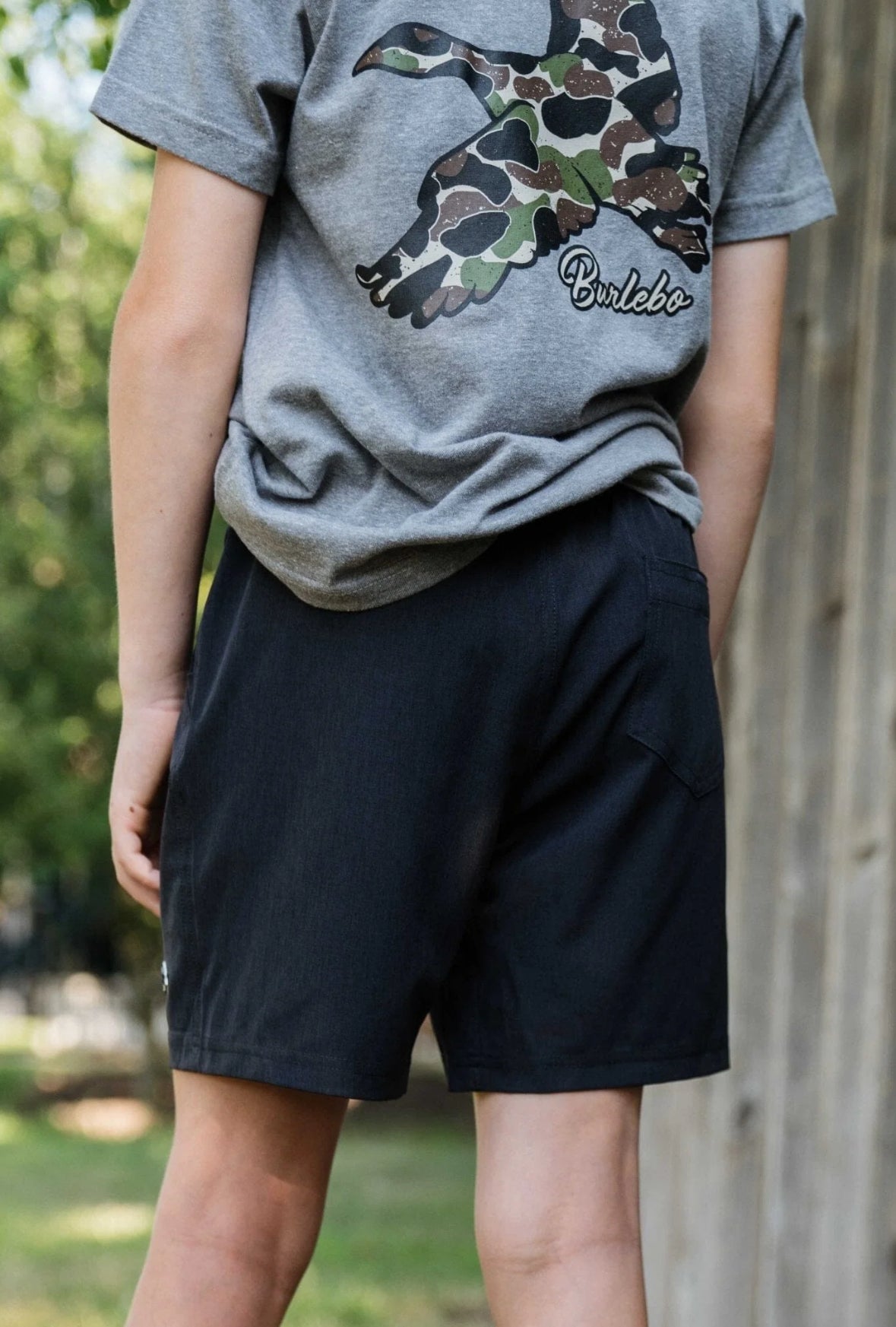 Youth Athletic Short Black - Chatsworth Boutique