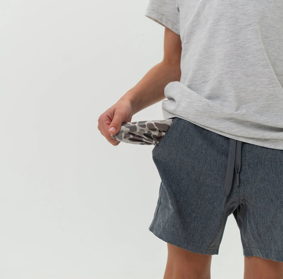 Youth Athletic Short Grey - Chatsworth Boutique