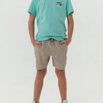 Youth Athletic Short Khaki - Chatsworth Boutique