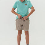 Youth Athletic Short Khaki - Chatsworth Boutique
