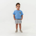 Youth Athletic Short White Camo - Chatsworth Boutique