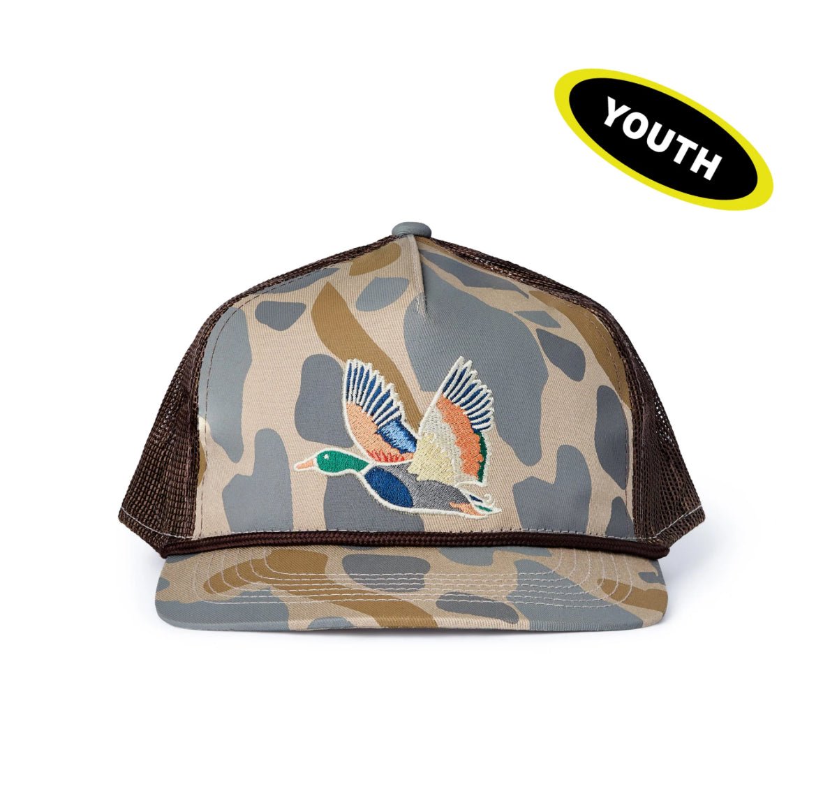 Youth Cap Retro Camo Duck - Chatsworth Boutique