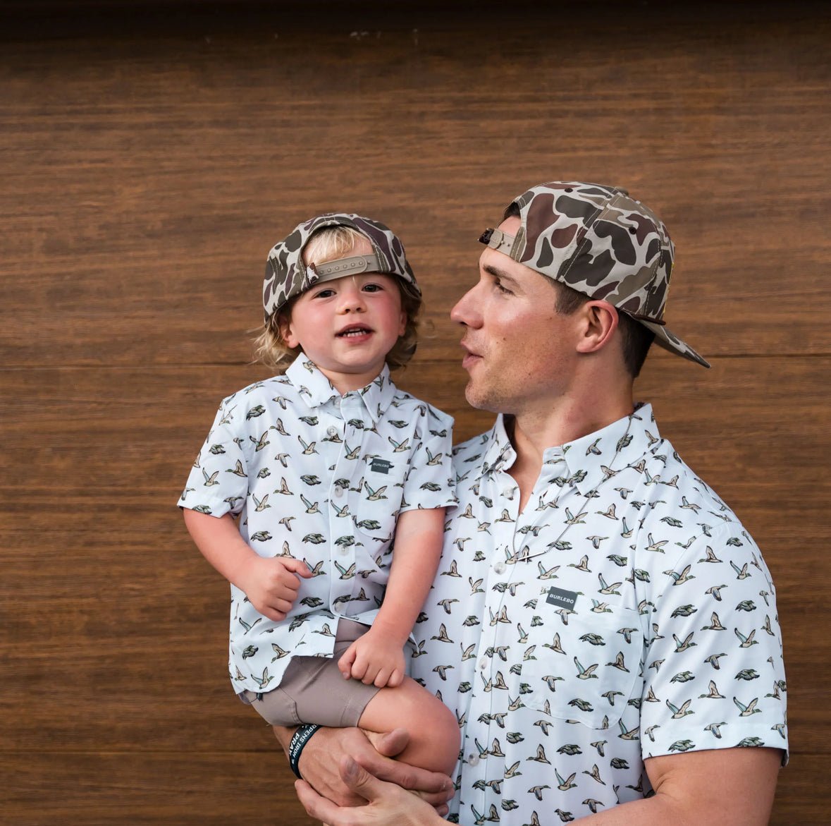 Youth Perf. Button Down Flying Mallard - Chatsworth Boutique