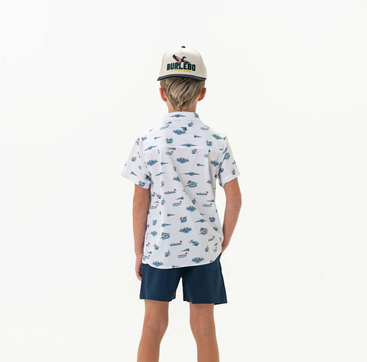 Youth Perf. Button Down Lake Weekend - Chatsworth Boutique