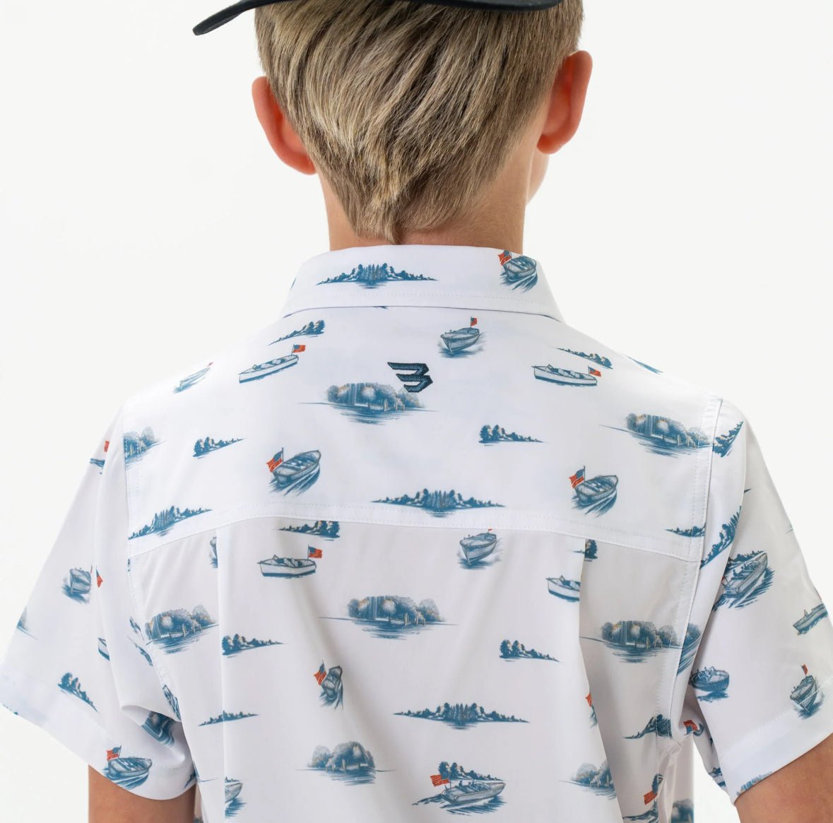 Youth Perf. Button Down Lake Weekend - Chatsworth Boutique