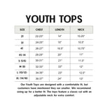 Youth Tops Size Chart