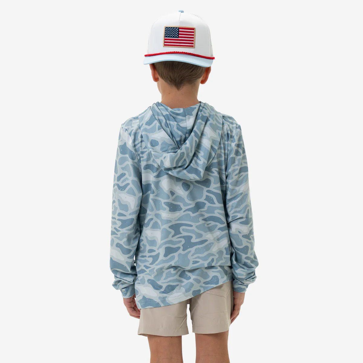Youth Perf. Hoodie Seaside Camo - Chatsworth Boutique