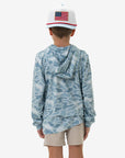 Youth Perf. Hoodie Seaside Camo - Chatsworth Boutique