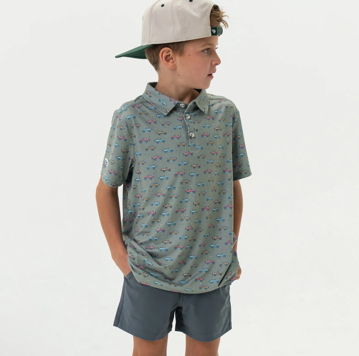 Youth Perf. Polo - Beach Cruiser - Chatsworth Boutique