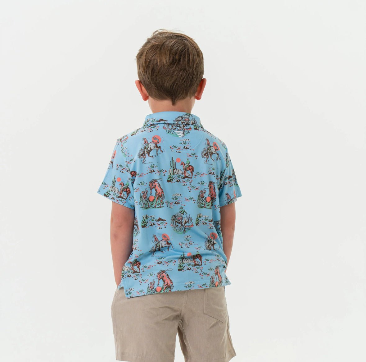 Youth Perf. Polo Cowboy Up - Chatsworth Boutique
