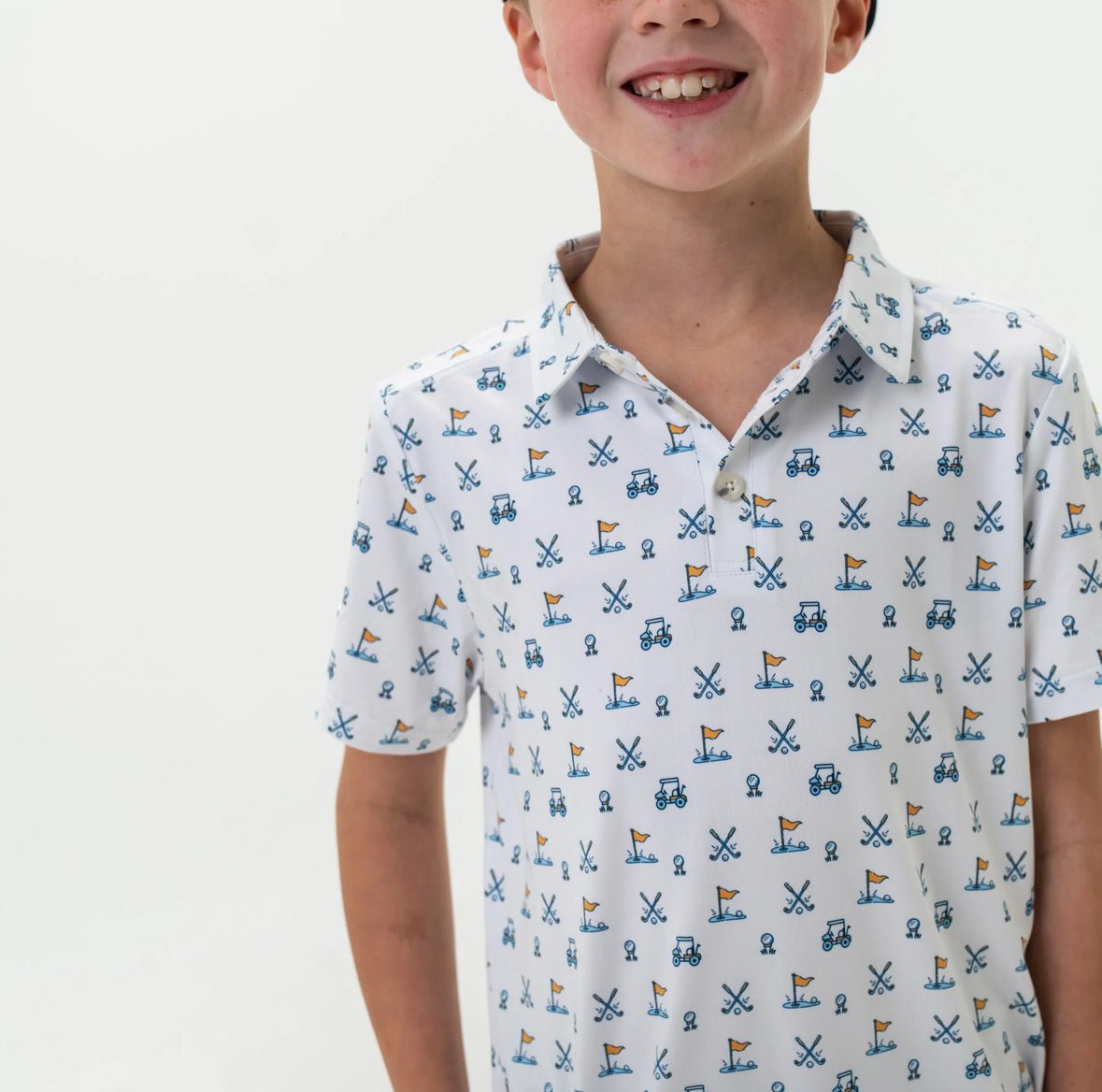 Youth Perf. Polo Hole in One - Chatsworth Boutique
