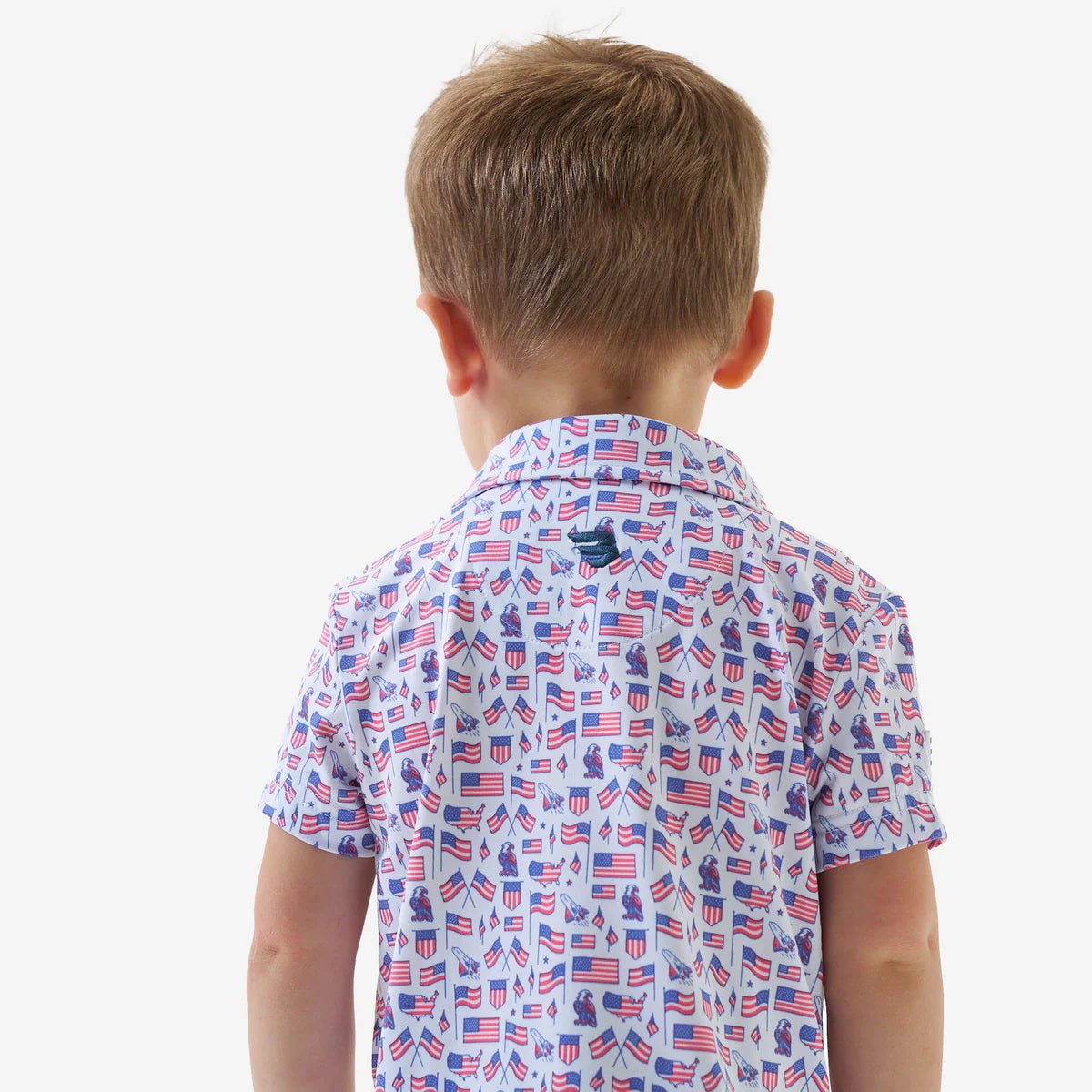 Youth Perf. Polo Old Glory - Chatsworth Boutique