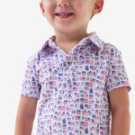 Youth Perf. Polo Old Glory - Chatsworth Boutique