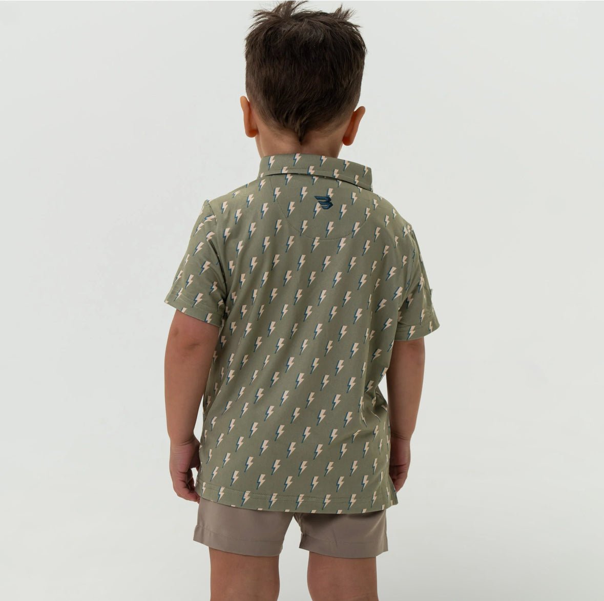 Youth Perf. Polo Sage Lightning - Chatsworth Boutique
