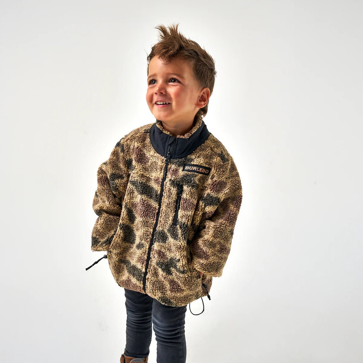 Youth Sherpa Full Zip Jacket - Chatsworth Boutique